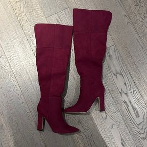 Over the knee boots.